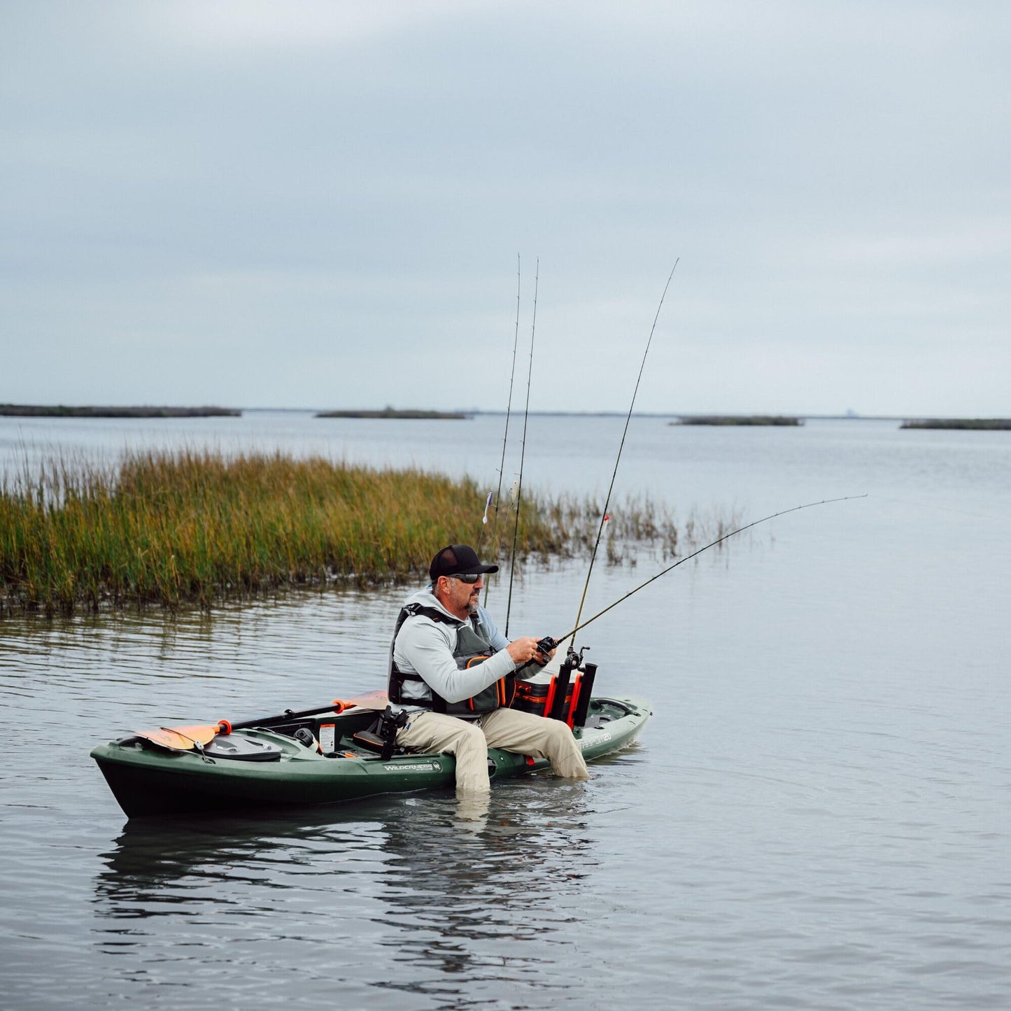 Wilderness Systems Tarpon 120 - Sit on Top Fishing Kayak - Premium Angler Kayak - Adjustable and Designed Seat - 12.3 ft - Forest Green