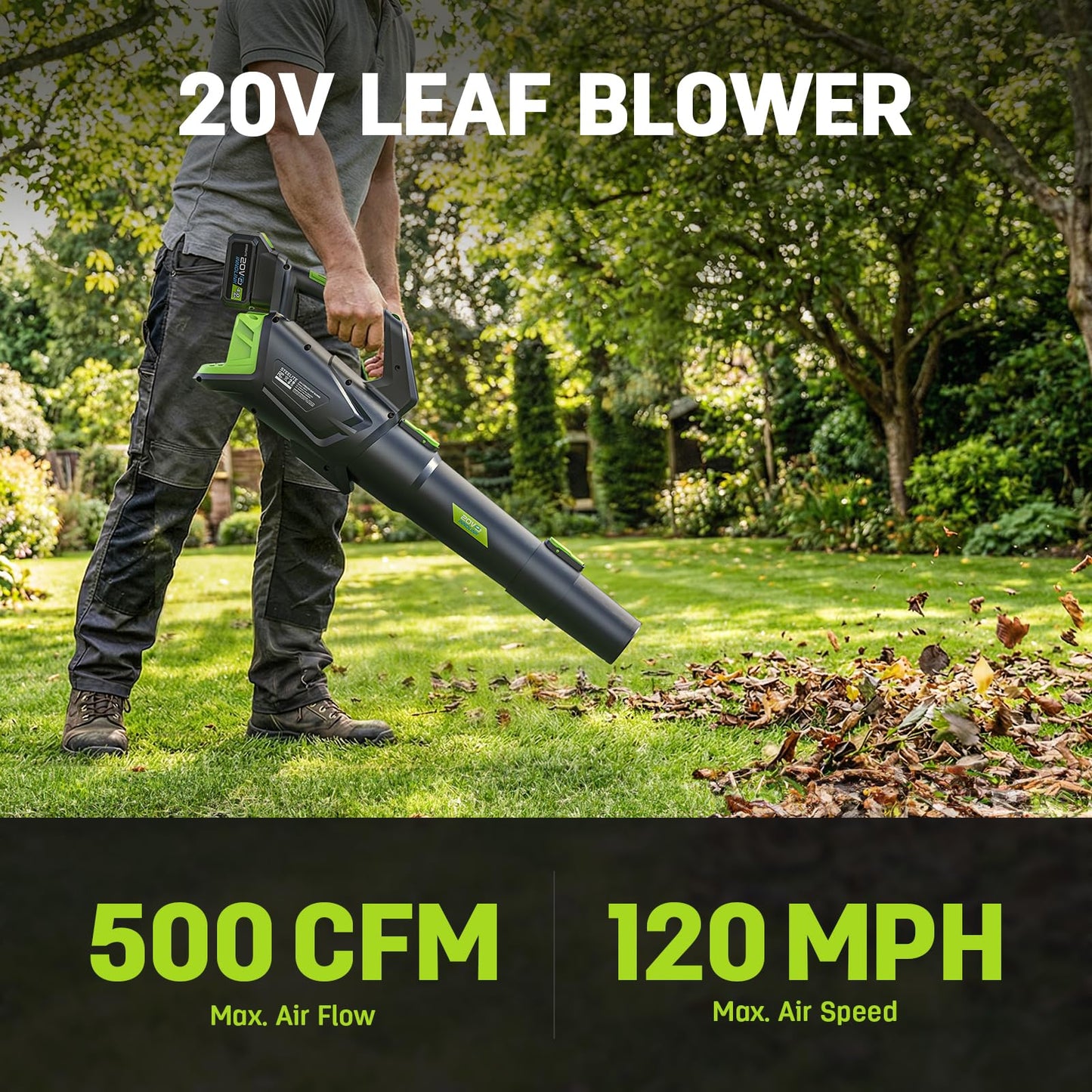 STEELITE 40V (2×20V) Cordless Lawn Care Combo Kit, 17-Inch Electric Lawn Mower, 12 Inch Weed Wacker & 500CFM Leaf Blower, Equipped with 3×4.0Ah Batteries and Dual Chargers