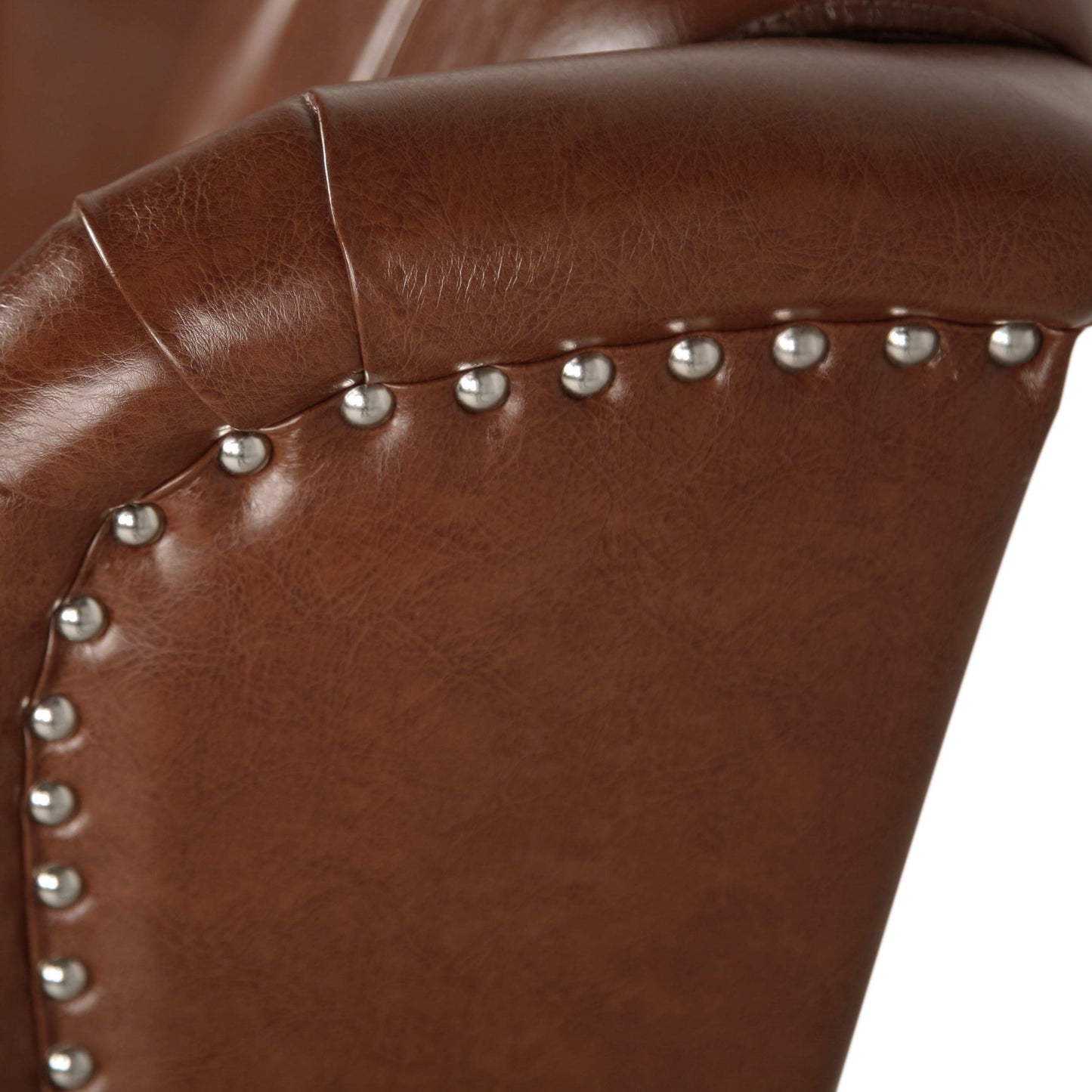 Christopher Knight Home Elaine Contemporary Tufted Recliners (Set of 2), Cognac Brown + Dark Brown