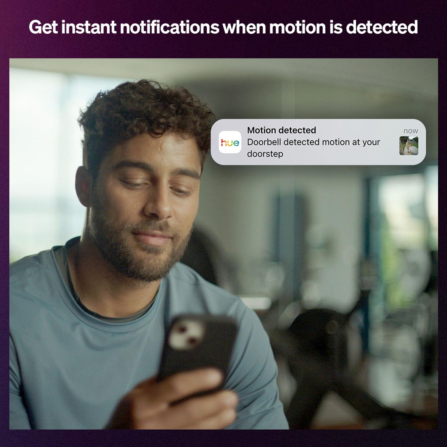 Philips Hue Secure Wired Video Doorbell and Smart Chime, 2K Resolution, Wide Angle View, Motion Detetection, Two-Way Audio, Real-time Notifications, Seamless Integration Ecosystem
