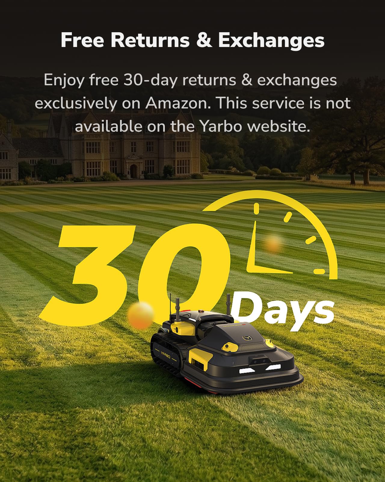 YARBO Robot Lawn Mower Pro and Snow Blower with Modular Design, Auto-Recharging, AI Multi-Zone Mapping & RTK GPS for Navigation