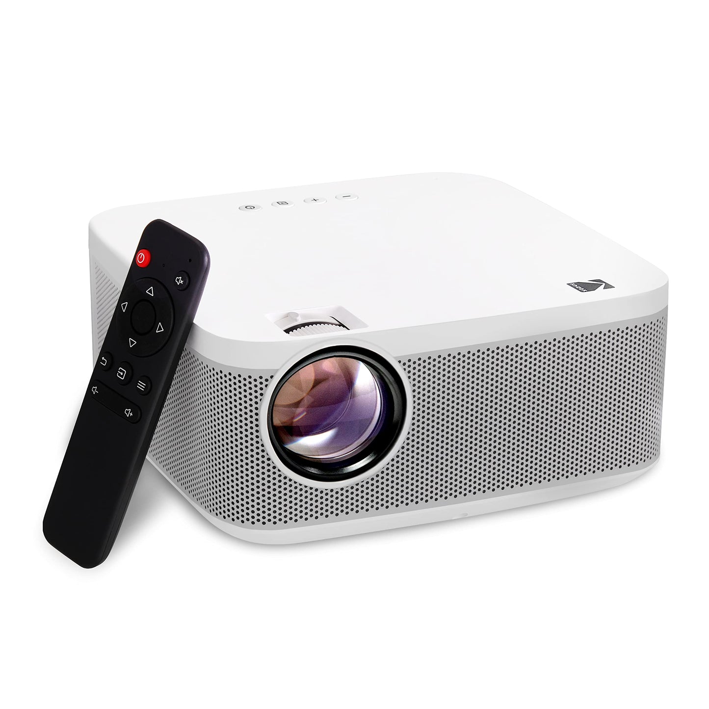 KODAK FLIK X10 1080p Full HD Mini Projector Kit - 100in Screen, HDMI Cable & Projector Stand - 1080p Projection for 100-120in Projection Screen - Portable Outdoor Unit with Remote for Home Theater