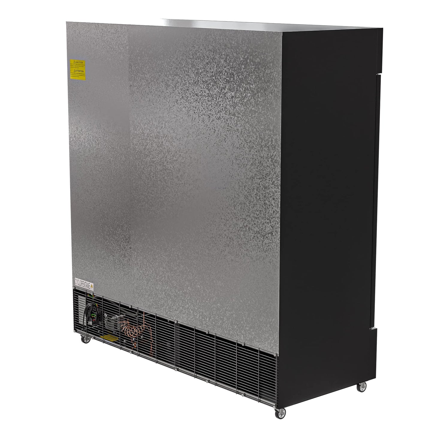KoolMore MDR-3GD-63C 3 Glass Commercial Display Refrigerator Upright Beverage Cooler Merchandiser-56, 56 Cu. Ft. Space Saver Triple Swing Door, Black