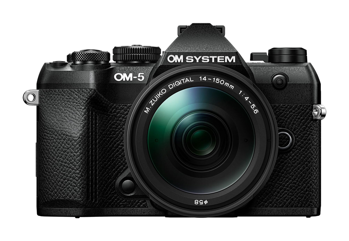 OM SYSTEM OM-5 Mark II BLK w/M.ZUIKO Digital 14-150mm f4.0-5.6 II Compact Light Weight Weather Sealed 4K Video Camera Best for Outdoor Travel