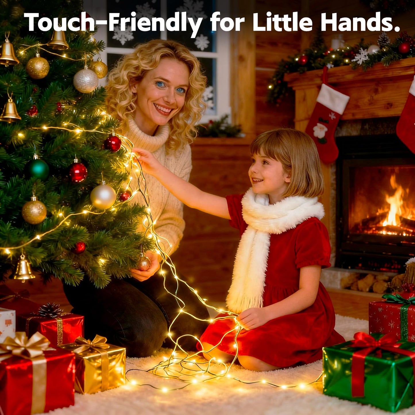 ANGMLN 10 Pack Fairy Lights, 30 LED String Lights, 10 Ft, Battery Operated, 8 Modes, Waterproof, Warm White, Model DX123