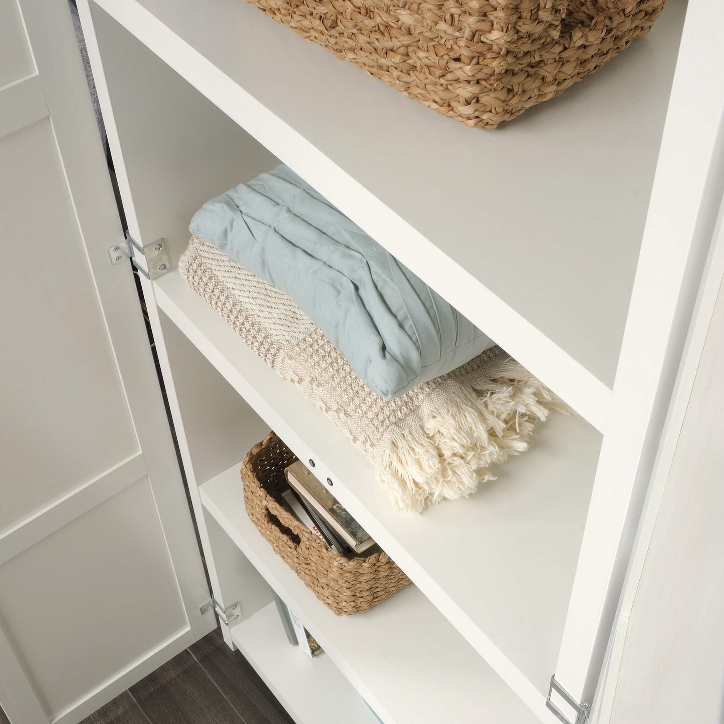 Sauder HomePlus Storage Cabinet/ Pantry cabinets, White finish