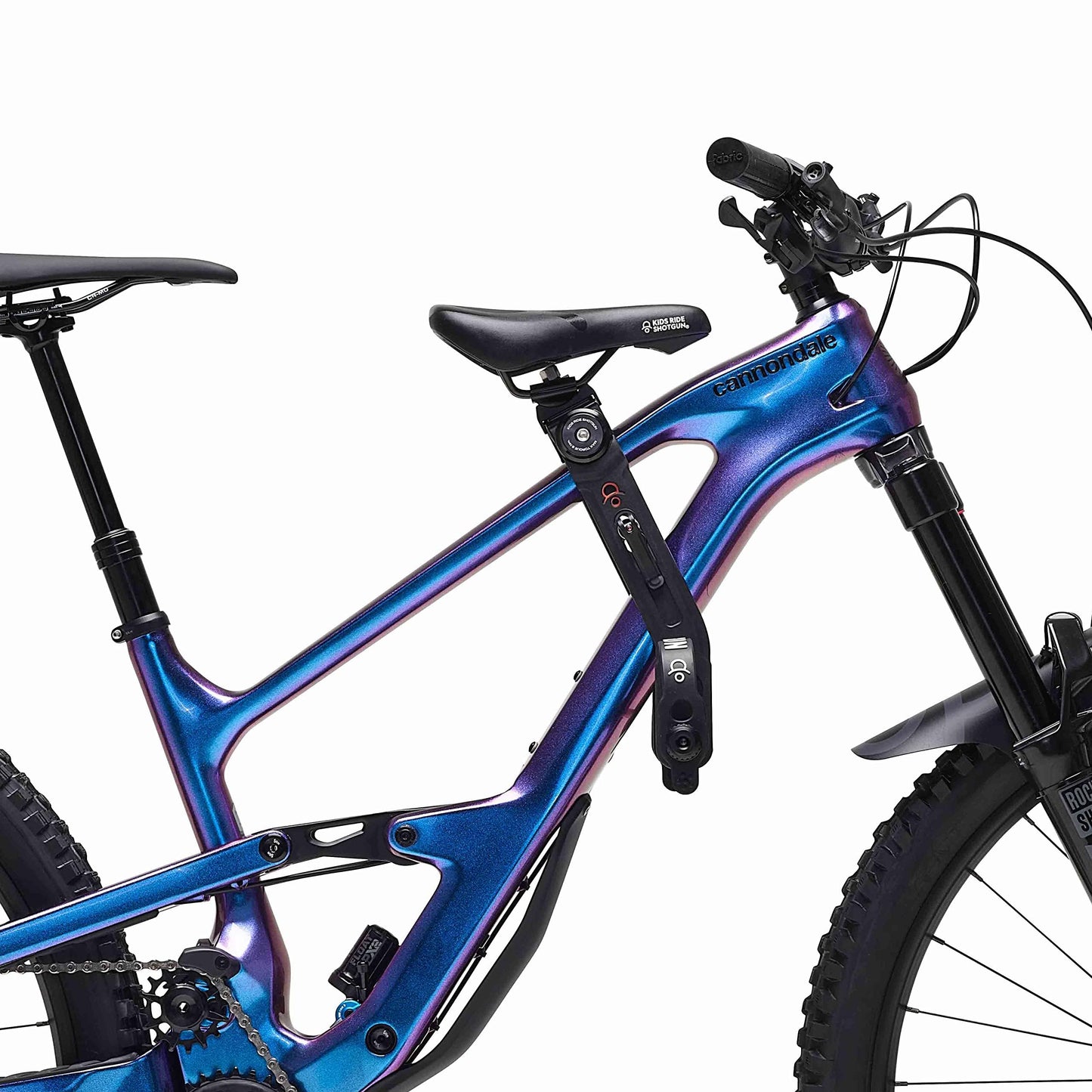 Kids Ride Shotgun - 2.0 Child Bike Seat - Front Mounted, for Children Aged 18mo~5 Years, Fits Most Adult Modern Mountain Bikes, Easy Install, Adjustable for Comfort
