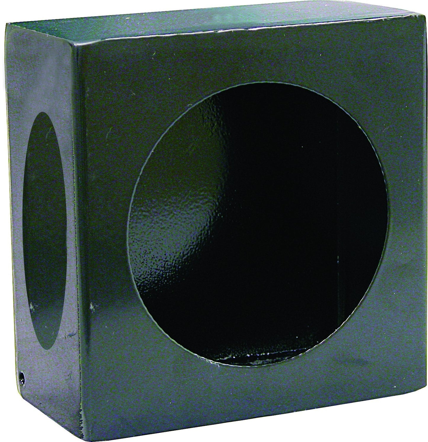 Buyers Products LB663SL Single Round Light Box, 5 x 8 x 8 in, Black Powder Coat Steel