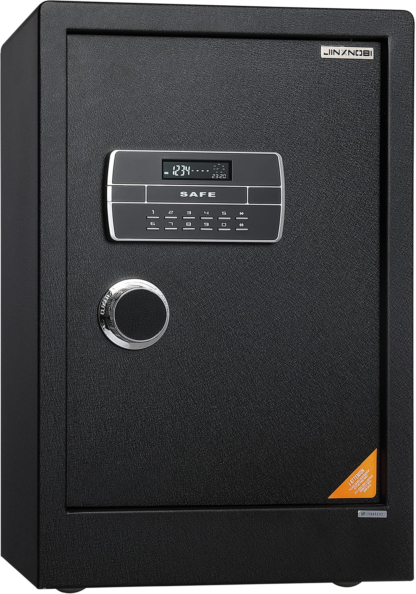 JINXNOBI Large Safe Box,4.2 Cubic Feet Home Safes with Fireproof Waterproof Safe Bag,27.6in Big Security Vault with Electronic Keypad Digital Lock for Home Office Hotel use