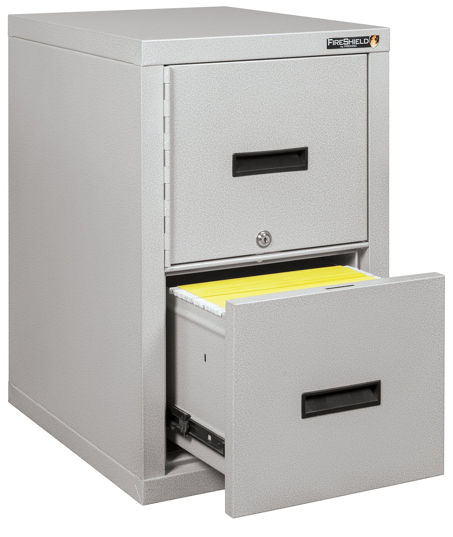 Fire Resistant File Cabinet - Light Weight, fire Rated, One File Drawer & Safe