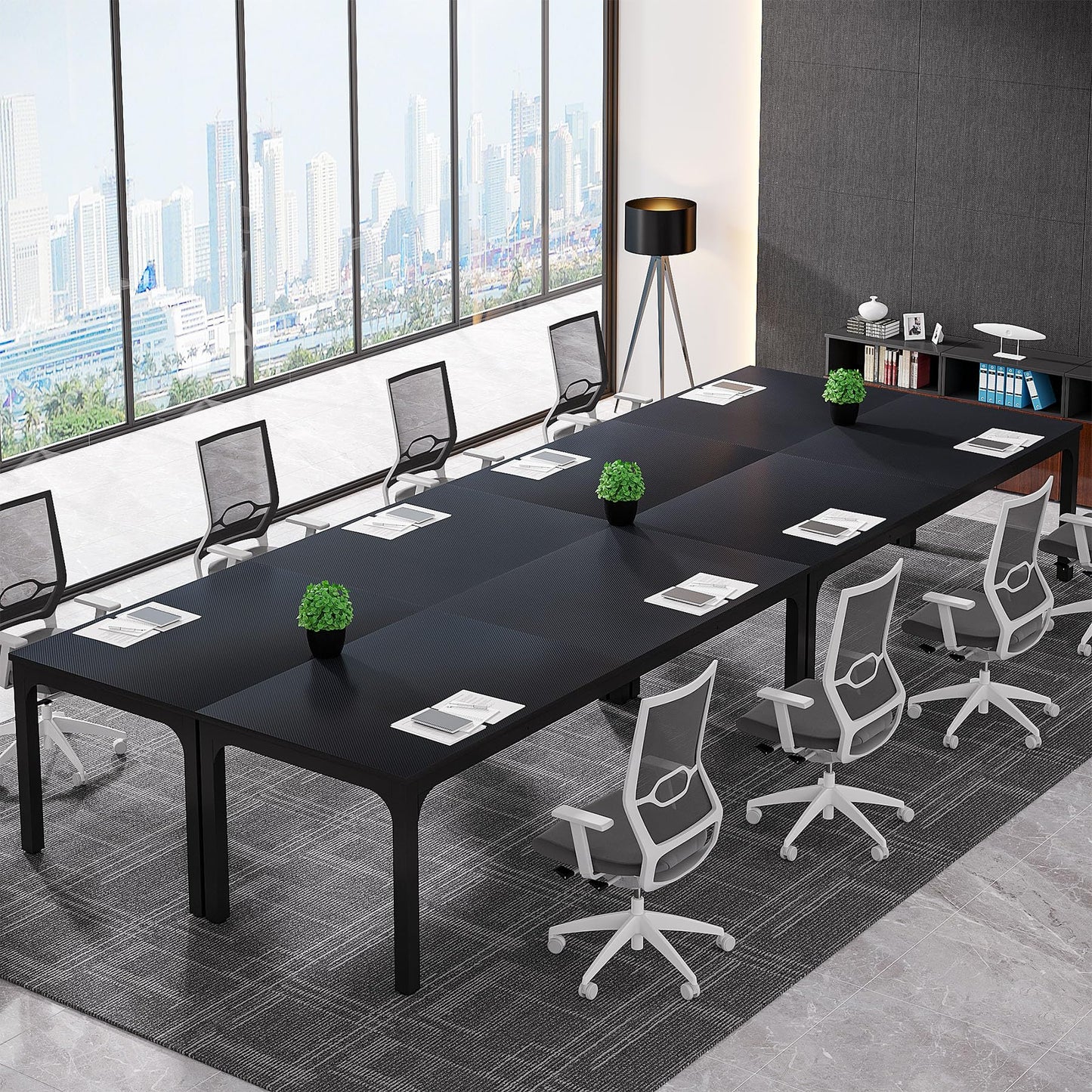 LITTLE TREE Large Rectangle Conference Meeting Seminar BusinessTable for 10-14 Person