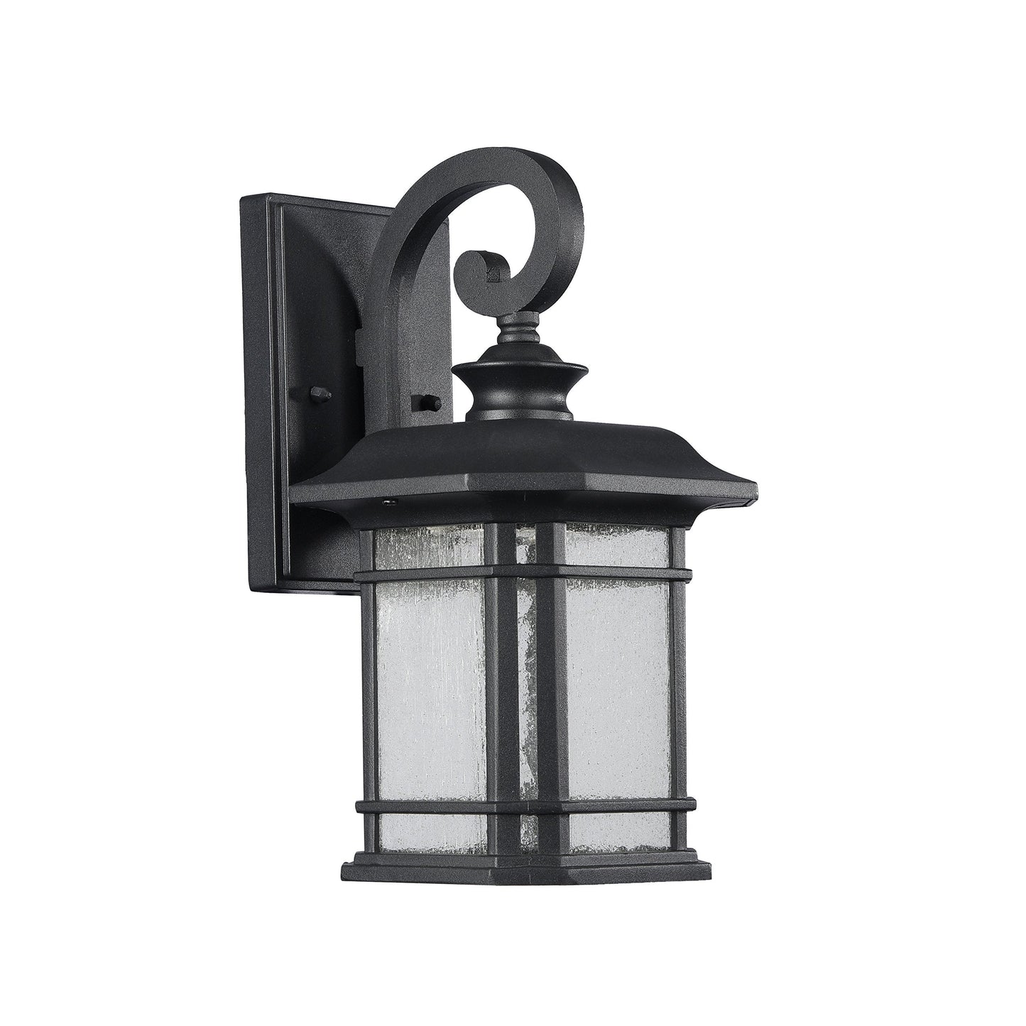 Chloe Lighting Transitional LED Outdoor Wall Sconce, 13in Height, Black, Model CH22L21BK13-OD1, Glass, 12.5 x 7 x 8in