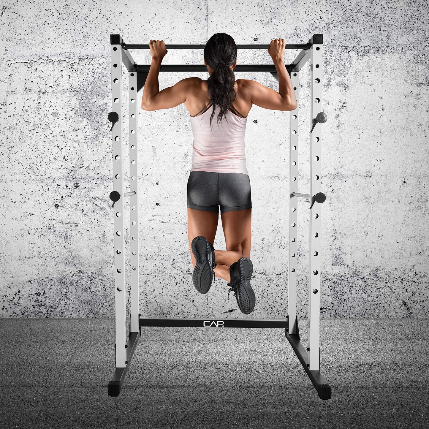 CAP Barbell Full Cage Power Rack, 6-Foot, White