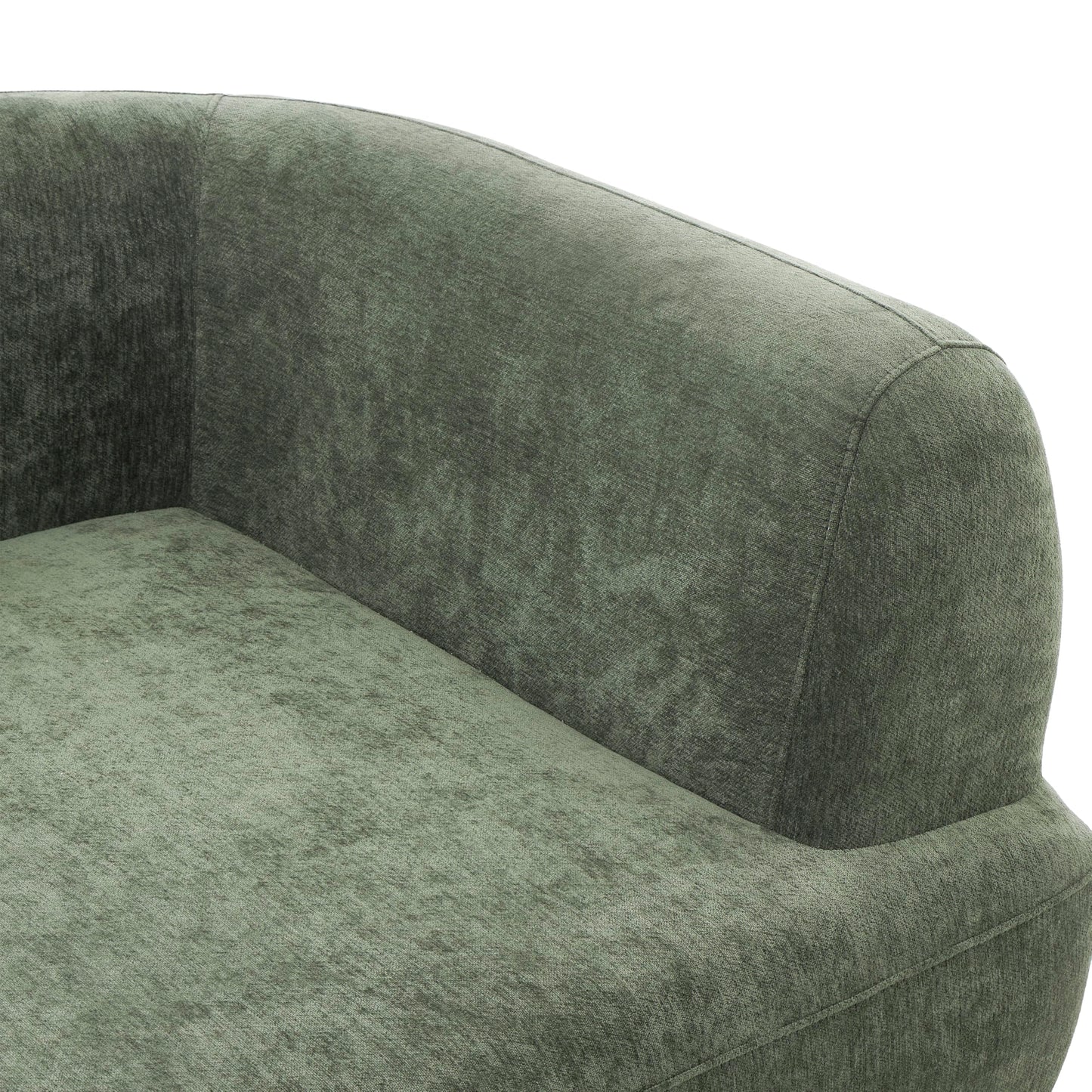 Merax 115" Modern L-Shaped Sectional Sofa with High-Density Fully Compressed Sponge and Chaise Lounge, Deep Seating 3-Piece Set, Fully Assembled Right Hand Facing for Living Room, Lounge, Green