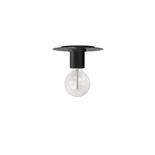 Dainolite 1 Light Flush Mount Ceiling Light RSW-61FH-MB Matte Black