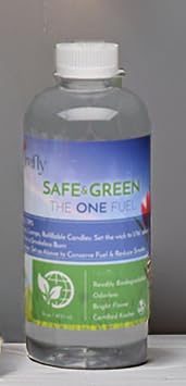 Firefly Eco-Friendly Lamp Oil & Tiki Torch Fuel, Clean Burning, Odorless, 16 Oz