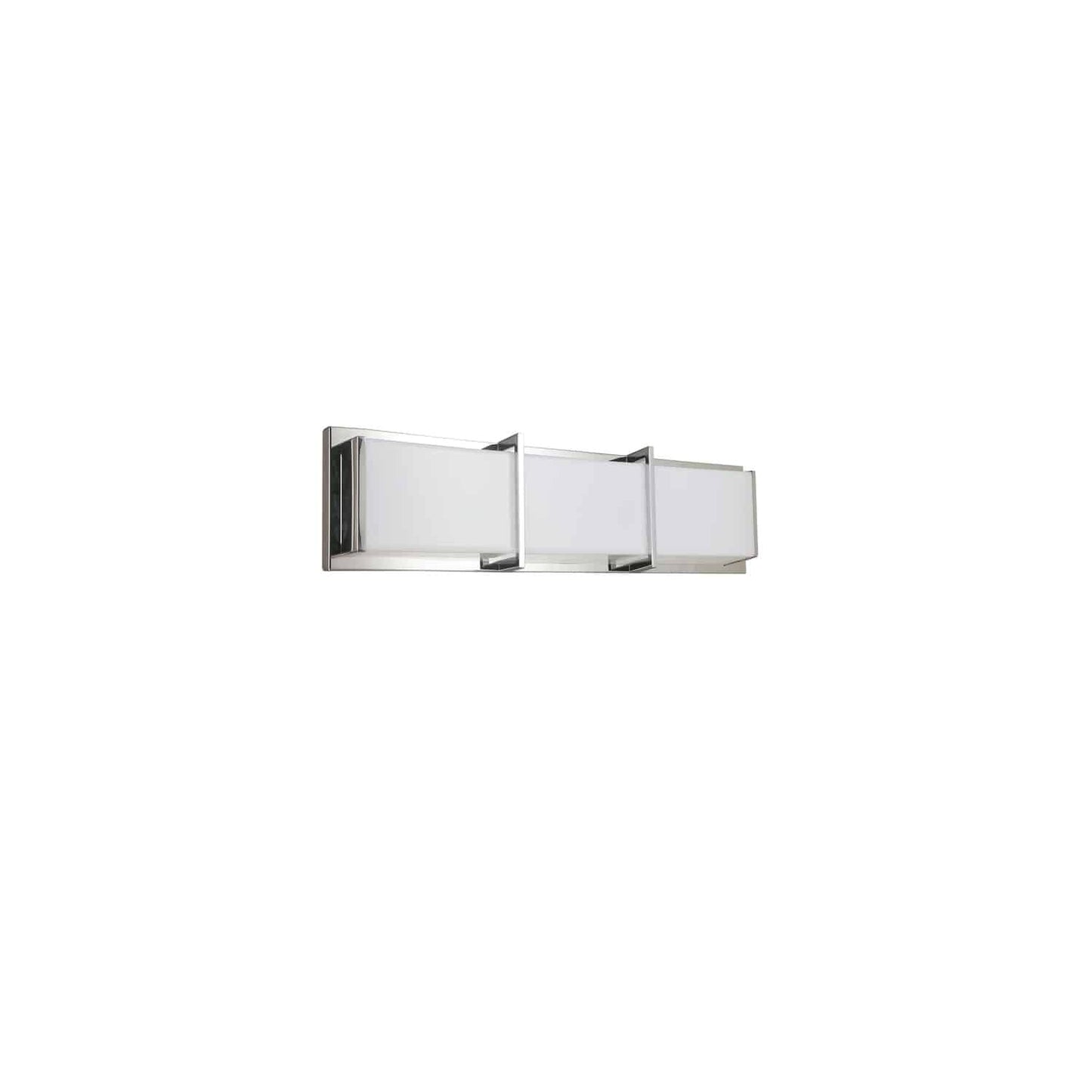 Dainolite 15W Vanity Light, Polished Chrome Finish, Model VLD-411-PC, Silver Color