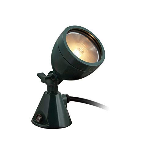 Portfolio Halogen Landscape Flood Light, 75W Equivalent, Green, Model 8404490269, Aluminum