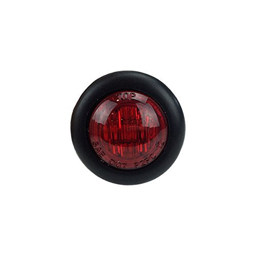 LONG HAUL LED Clearance Marker Light, 5 3/4in, Acrylic, Black Trim, 5 Pack