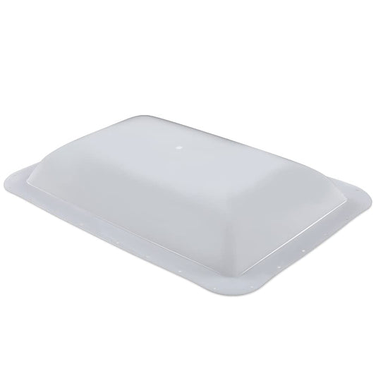 PIT66 Skylight Cover for RV Camper & Food Truck, 14in x 22in, White, Compatible with RV Camper