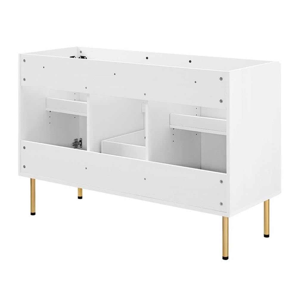 Modway EEI-6604-WHI Chaucer 48" Bathroom Vanity Cabinet (Sink Basin Not Included), White