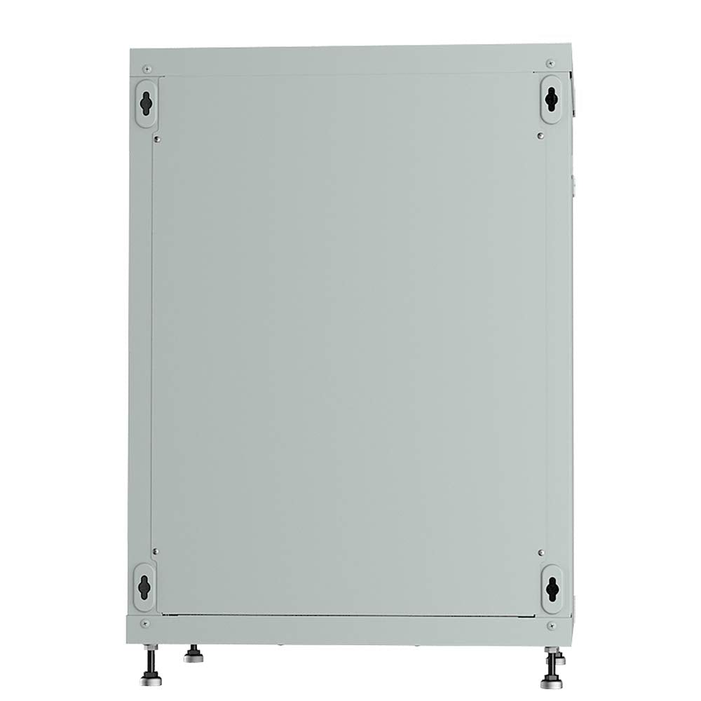 15U Wall Mount Server Rack Cabinet – 19" Network Rack Enclosure, 24" Deep Data Rack Cabinet with Fan, PDU & Shelf for IT Equipment, Switches and Patch Panel