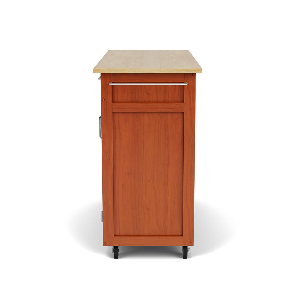 Homestyles Create-a-Cart Brown Mobile Kitchen Cart
