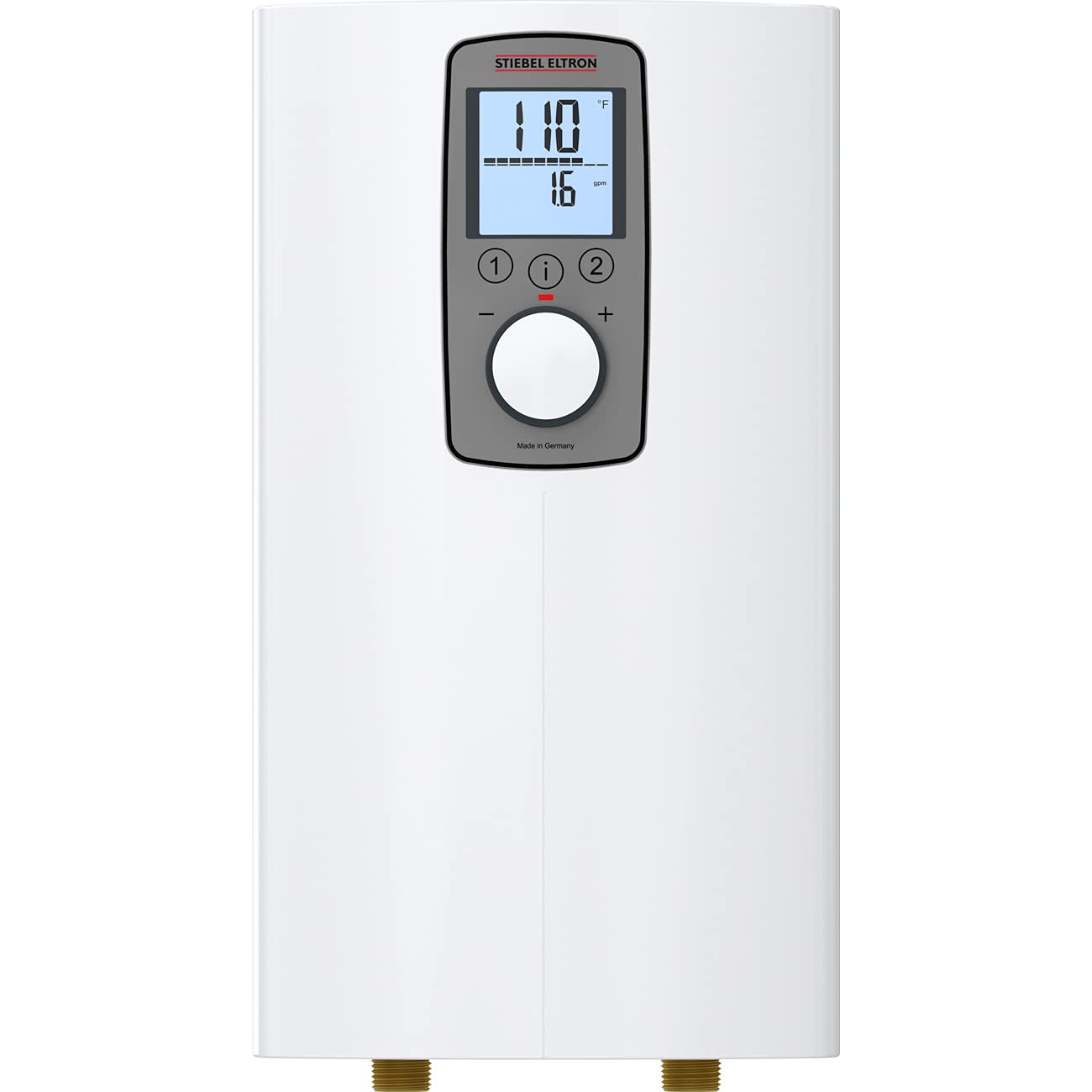 Stiebel Eltron DHX 15-2 Plus Point-of-Use Tankless Electronic Water Heater, 240V, 14.4kW, White, Made in Germany