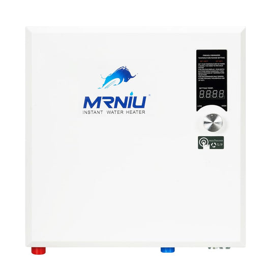 36kW 240 Volts On Demand Instant Endless Water Heater Tankless Water Heater Electric with LED Temperature Display for Residential Whole House Shower, Space Saving, IPX4