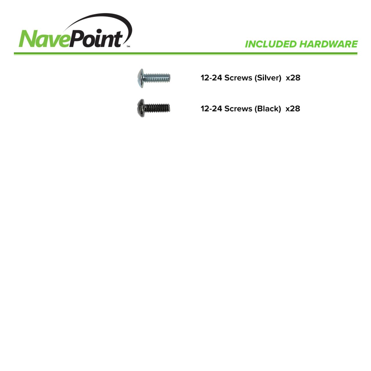 NavePoint 45U 2 Post Open Frame Server Rack for 19 Inch Equipment, AV, Networking, Data & IT Devices, 2-Post Rack 45U 881lbs Weight Capacity, Black