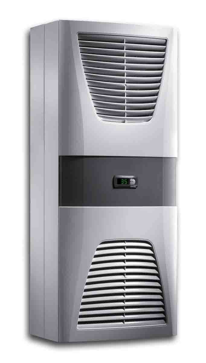 Rittal 3304540, Blue e cooling unit, Wallmount, 3753 BTU/h, 400-460V, 3 Phase, 50/60 Hz, Carbon Steel, 37.4" H x 15.7" W x 10.2" D