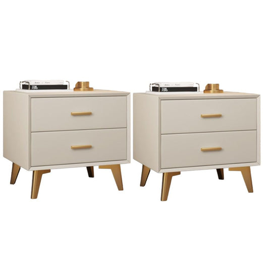 BGEDL Light Luxury Bedside Shelf Premium Wood Bedside Cabinet Microfiber Leather Outsourcing Nightstand Waterproof Bedside Table with Drawer Side Table Multifunctional Storage Cabinet for Bedroom