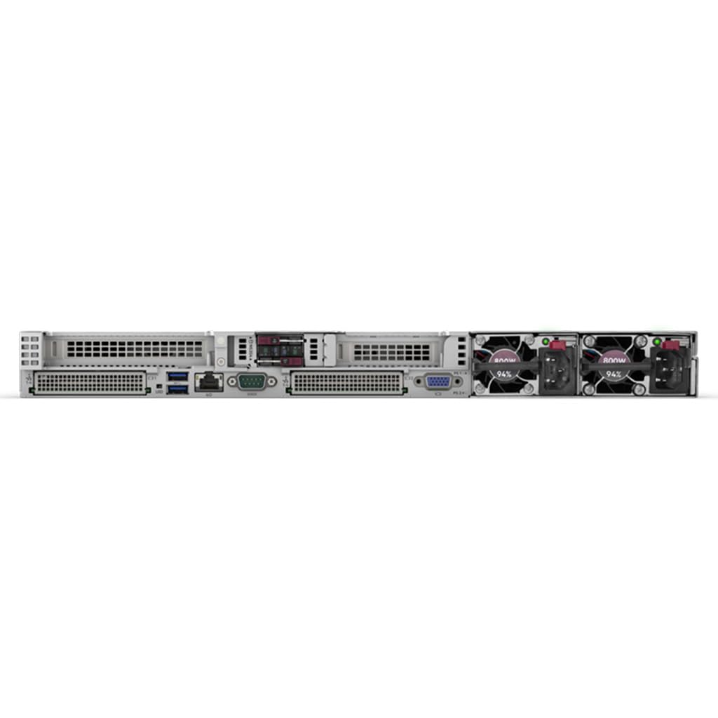 HPE ProLiant DL360 Gen11 1U Rack Server Bundle with Dual Xeon 4410y 12-Core 2GHz, 512GB DDR5 Memory, 30.72TB Enterprise SATA SSD Storage, RAID, Dual Power, iLO, Rail Kit