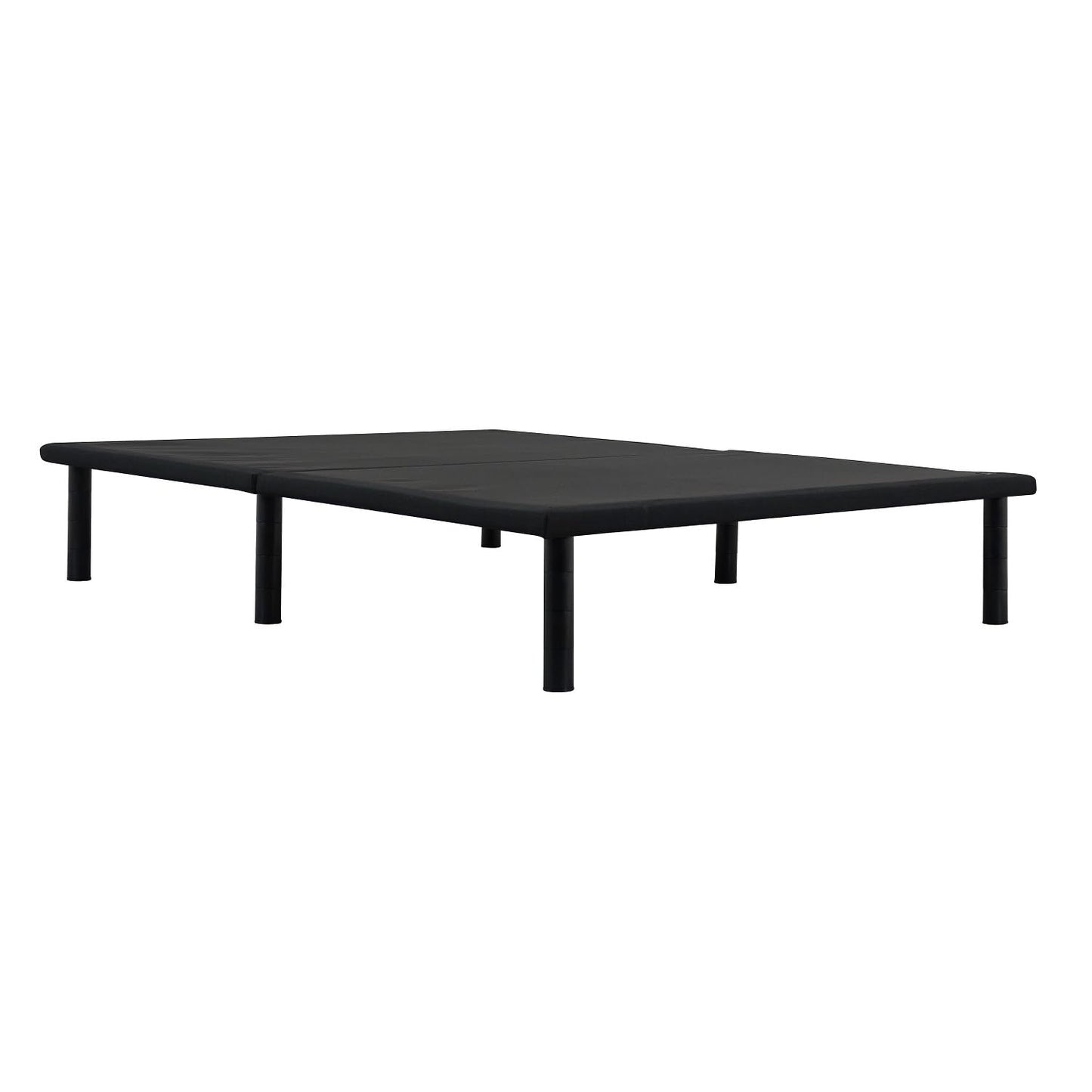 Ergomotion ErgoPlatform Bed Frame - No Box Spring Required - Foldable Flat Foundation - 12" Adjustable Legs, Supports 1,000 lbs., Black (Queen)
