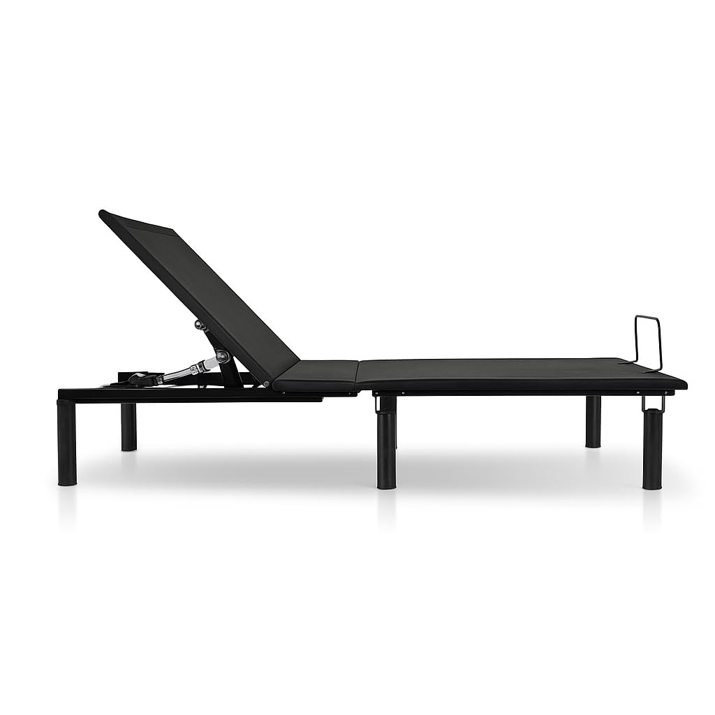 Quest Q1 - Adjustable Bed Frame - Slim Adjustable Bed Base with Head Articulation and Wired Remote - Works with Most Mattresses (Queen)