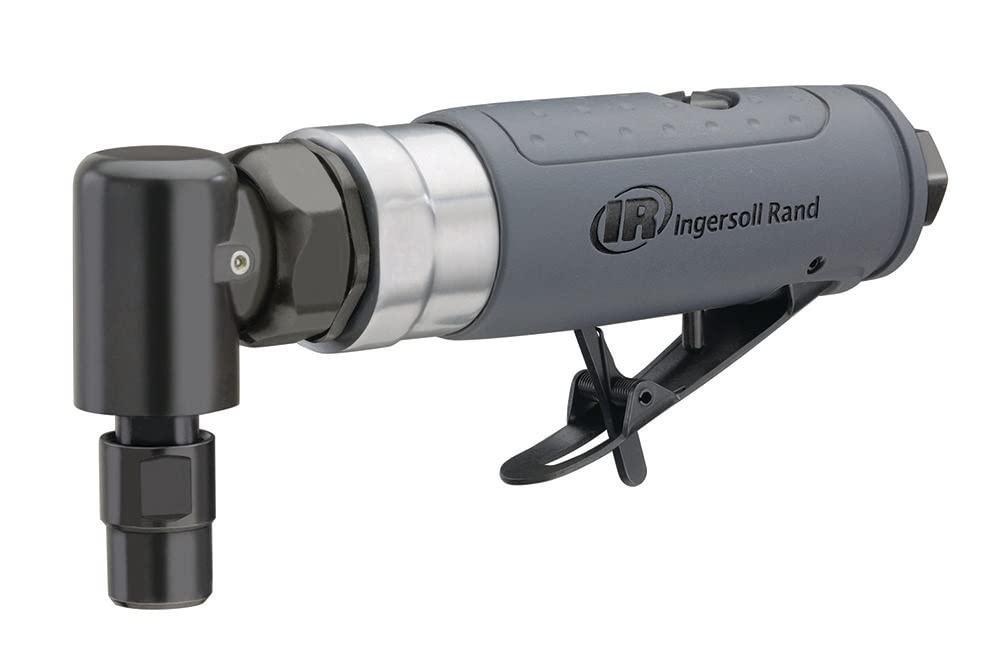 Ingersoll Rand 302BK 1/4" Collet Air Die Grinder Kit with Max Free Speed Up to 20,000 RPM, Includes Backing Pads, Polishing Discs, and Blow-Molded Case