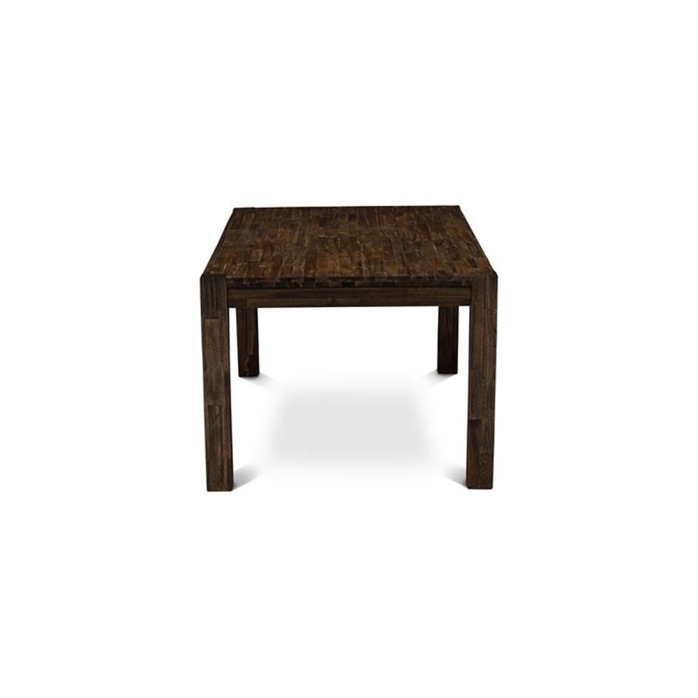 East West Furniture LM7-07-T Lismore Modern Dining Table - Rectangle Rustic Farmhouse Table, 40x72 Inch, Jacobean