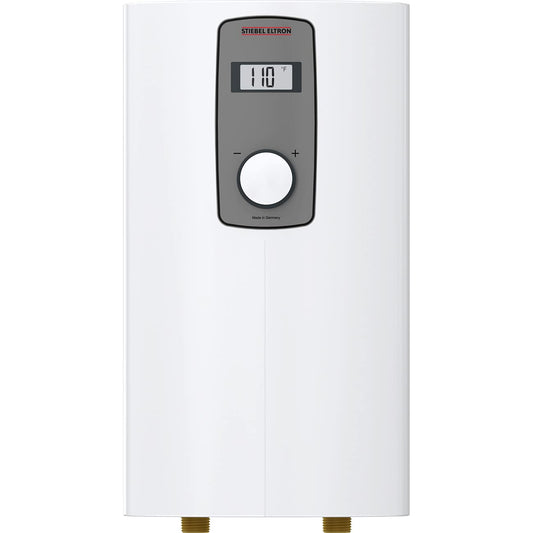 Stiebel Eltron DHX 10-2 Trend Point-of-Use Tankless Electronic Water Heater, 240V, 9.6kW, White, Made in Germany