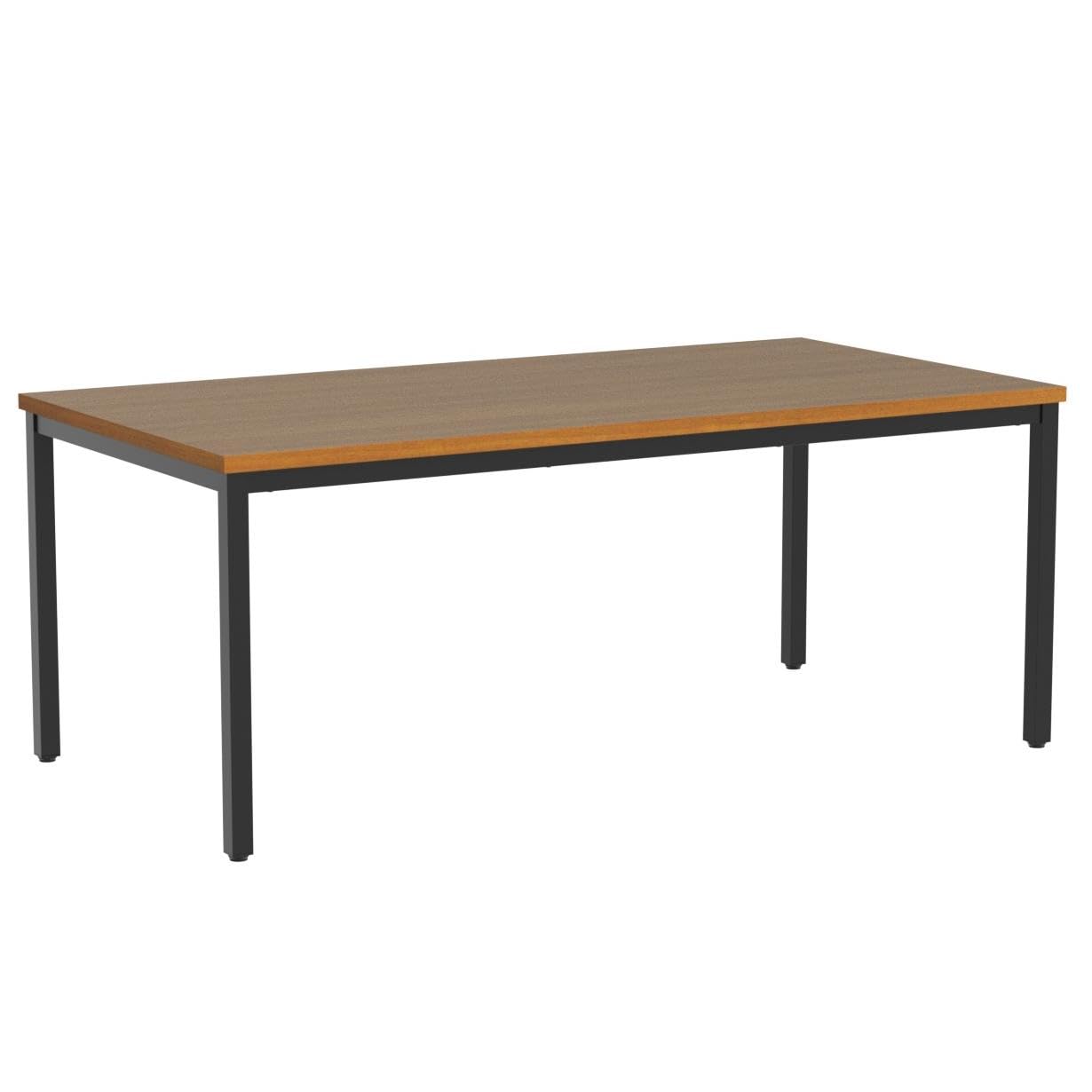 BIBOC Large Computer Desk Modern Simple Style Table 36X72 inches Office Desk Sturdy Writing Workstation Office Desk Writing for Home Office Desk Workstation Wide Metal Sturdy Frame