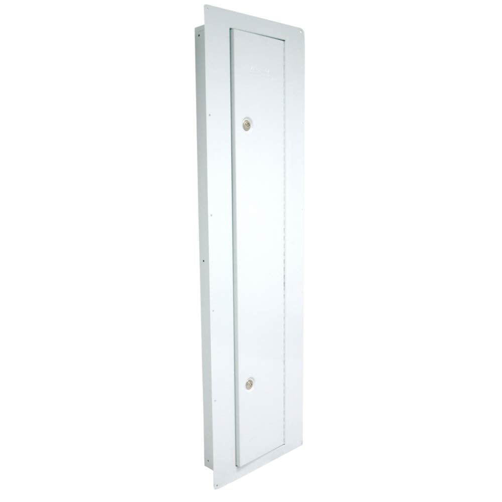 First Watch - Homak Between the Studs High Security Steel Tall Wall Safe, White, WS00018002