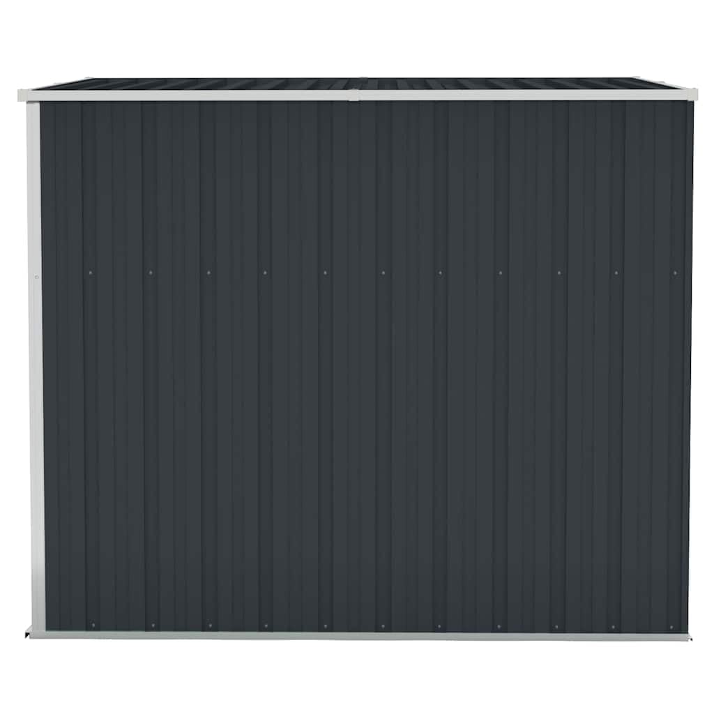 Outdoor Garden Shed 46.5 x 76.4 x 70.1 Inch, Metal Storage House with Lockable Door, Weather-Resistant Galvanized Steel Shed for Backyard, Patio, and Lawn Tool Organization