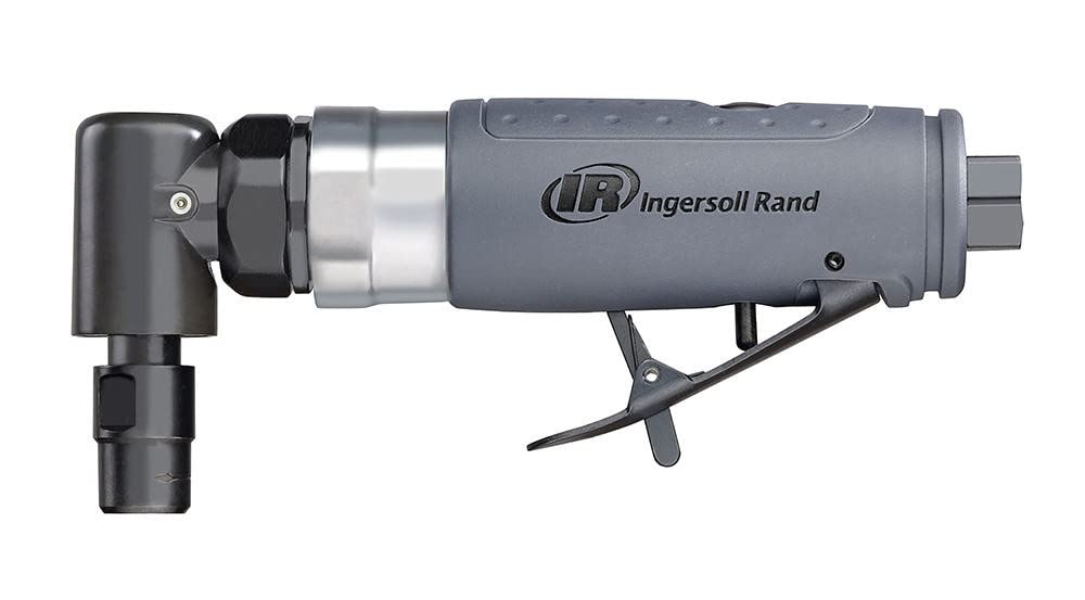 Ingersoll Rand 302BK 1/4" Collet Air Die Grinder Kit with Max Free Speed Up to 20,000 RPM, Includes Backing Pads, Polishing Discs, and Blow-Molded Case