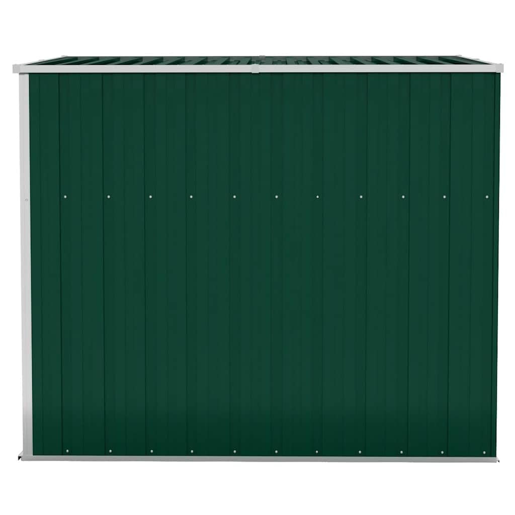 Outdoor Garden Shed 46.5 x 76.4 x 70.1 Inch, Metal Storage House for Backyard Tools, Lawn Equipment, Galvanized Steel Shed with Sloping Roof, Green