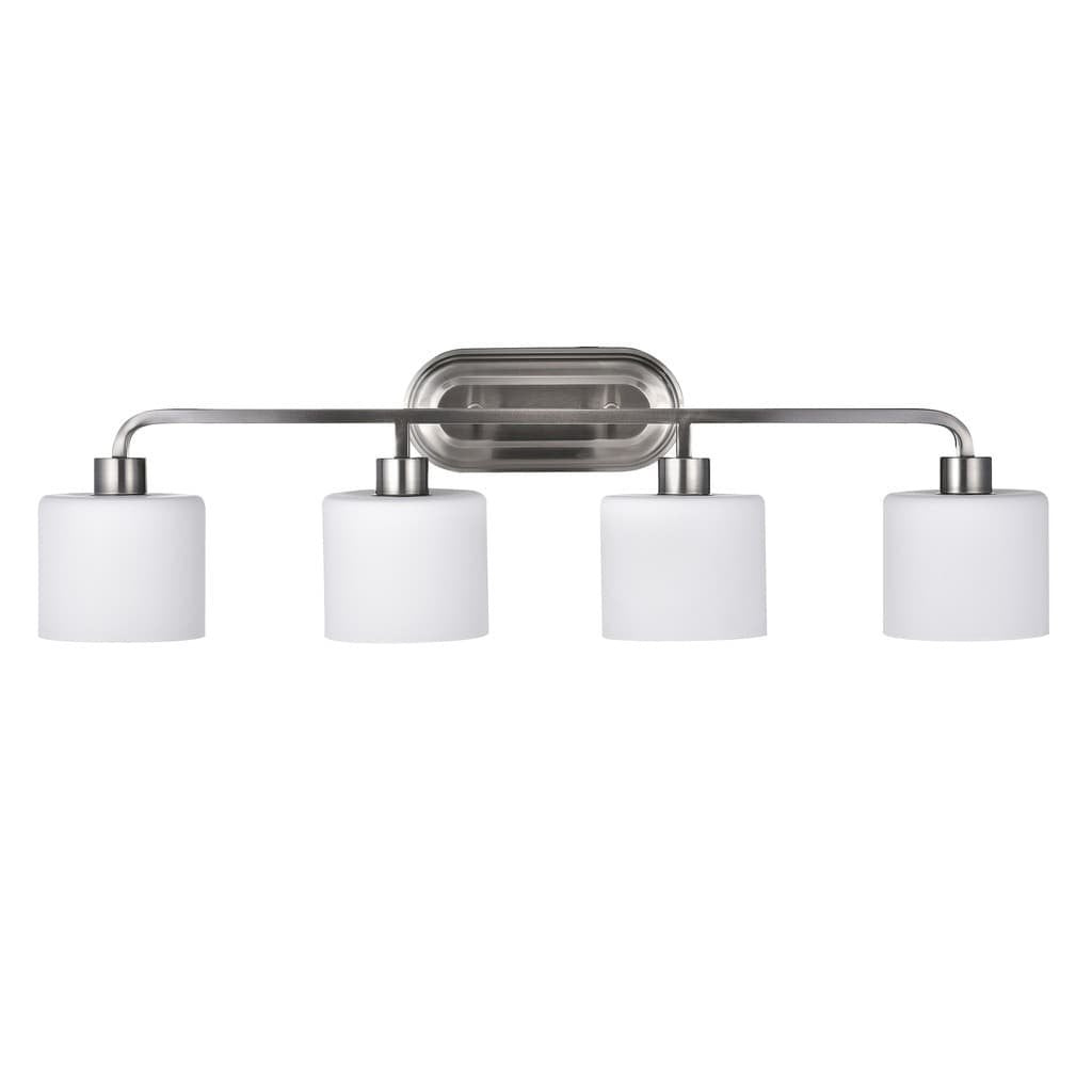 Chloe Bath Light CH21061BN34-BL4, One Size, Brushed Nickel Finish