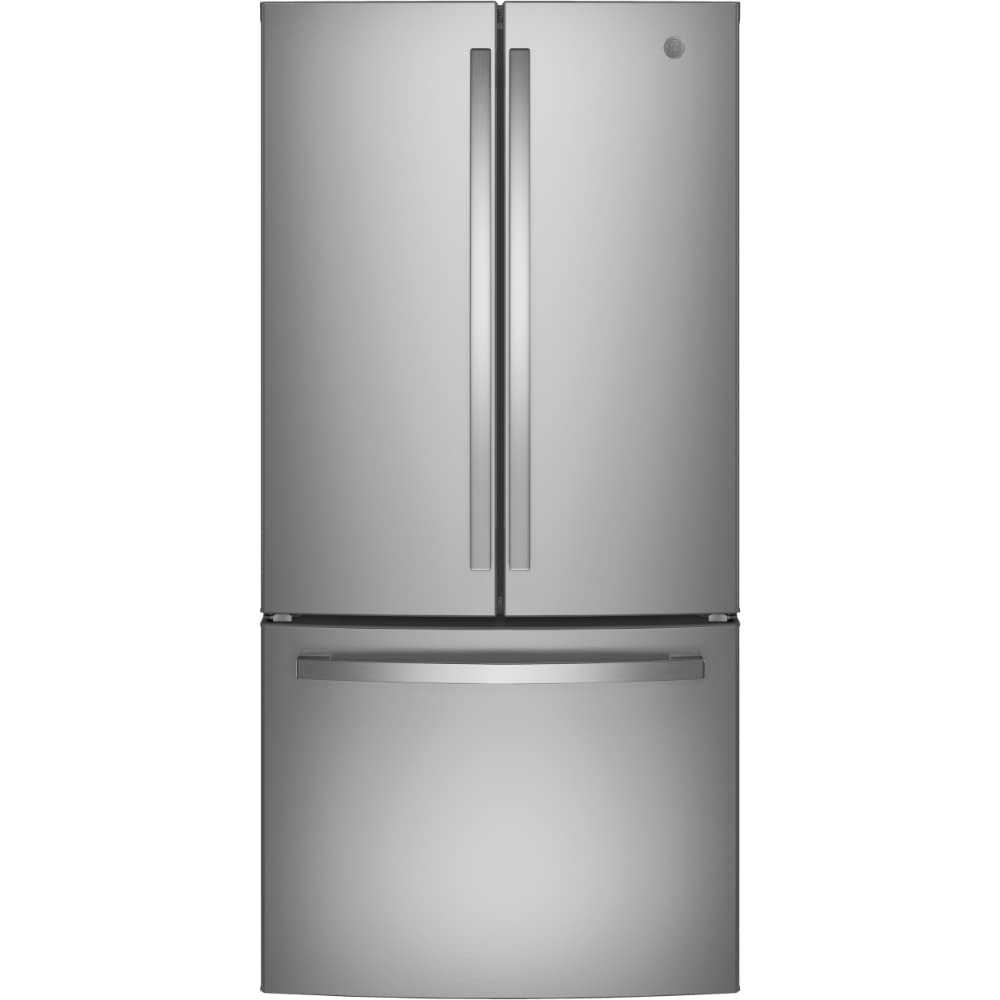 GE GWE19JYLFS 18.6 cu. ft. Counter Depth French Door Refrigerator in Fingerprint Resistant Stainless Steel