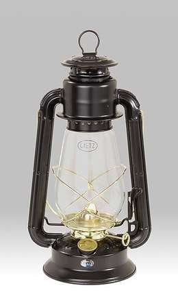 Dietz #20 Junior Oil Burning Lantern - Black with Gold Finish, Model 69854