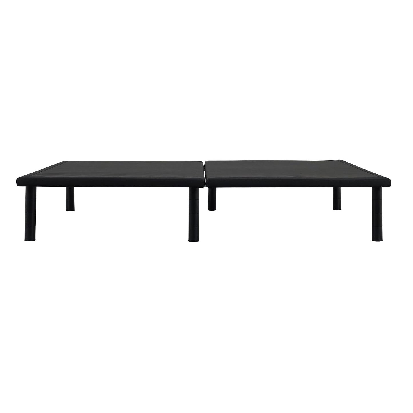 Ergomotion ErgoPlatform Bed Frame - No Box Spring Required - Foldable Flat Foundation - 12" Adjustable Legs, Supports 1,000 lbs., Black (Queen)