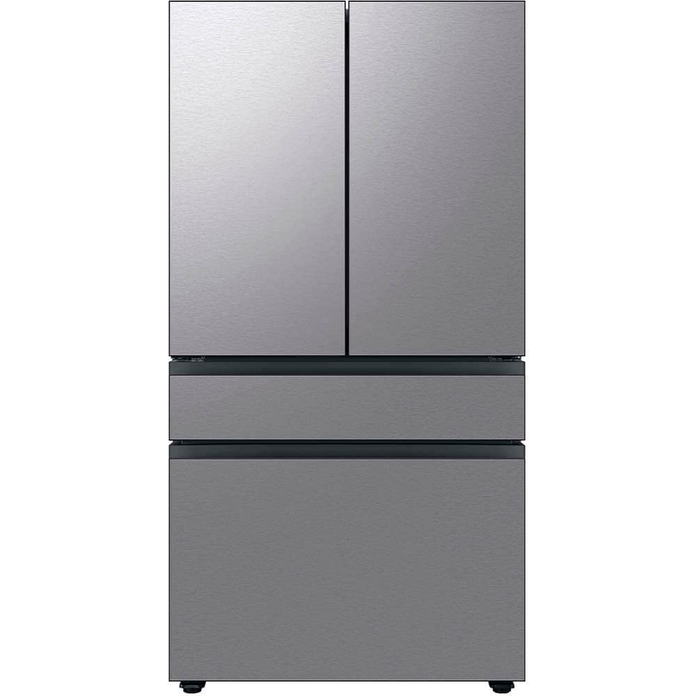 Samsung 29 Cu. Ft. Bespoke 4-Door French Door Refrigerator with Beverage Center, Stainless Steel, RF29BB8600QLAA