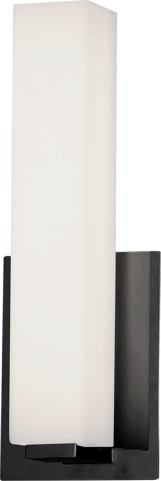 Dainolite Wall Light VLD-172-10-MB, 1-Light, 12W, Matte Black
