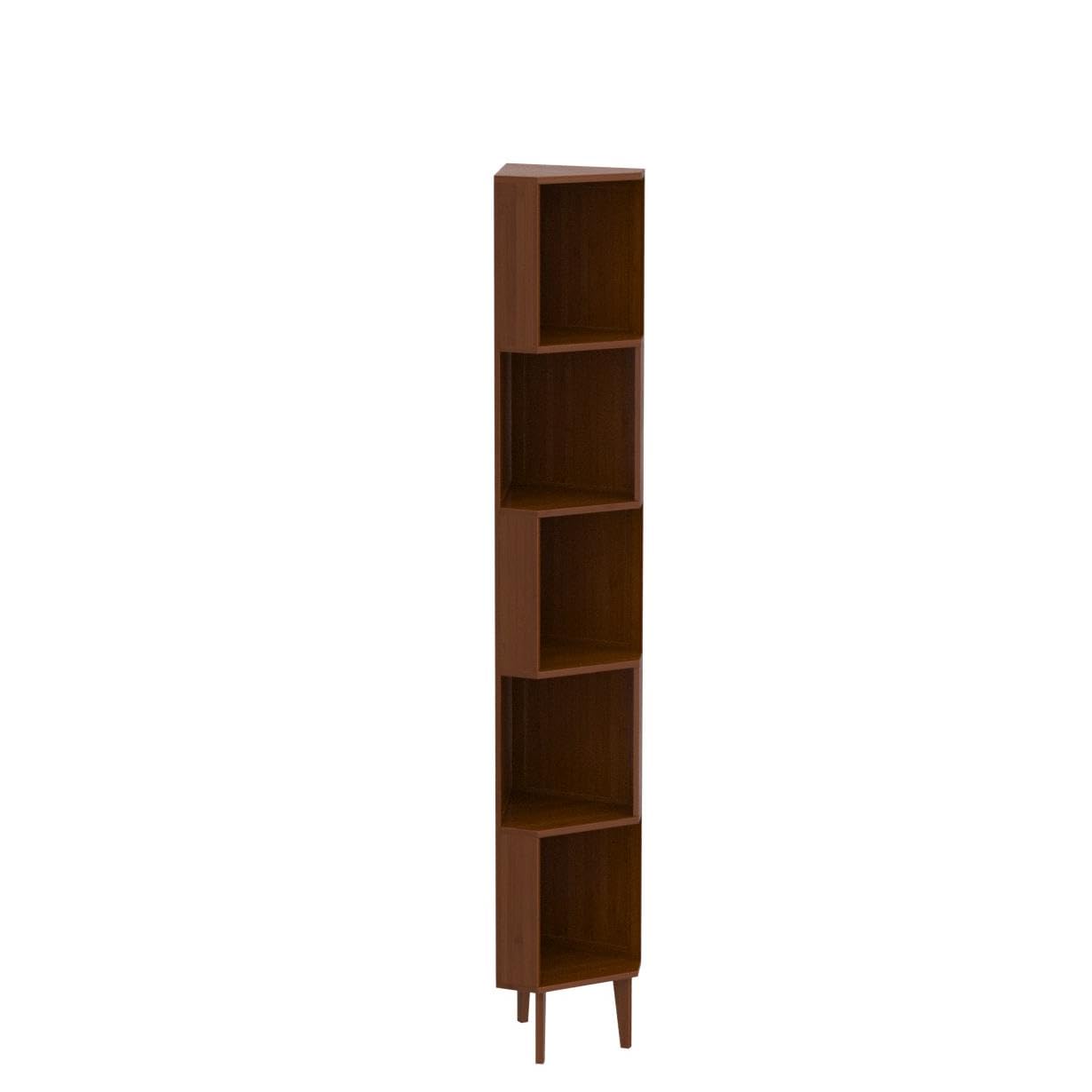 BALANBO 5-Bookcase Industrial Cube Shelf Corner Bookshelf Display Storage Tall Multifunctional Stand for Home Office Living Room Decoration…